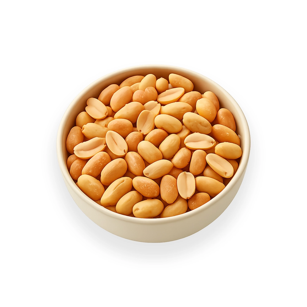 (HS Code: 1202420000) Form: Raw, shelled, Blanched kernel Count: 40/50, 50/60, 60/70, 70/80 per oz Moisture: 7% max Aflatoxin: <4ppb (Tested and certified) Foreign Matter: <0.1% Admixture: <0.5% Packaging: 25kg vacuum bags in cartons, 50kg PP bags Loading Quantity: 20FT FCL: ~20-22 MT